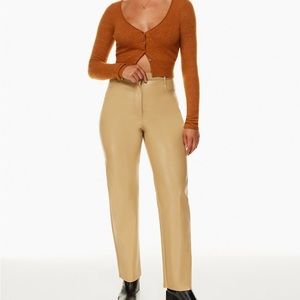 Aritzia Melina Pant Sandy Beige NWOT